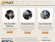 Tablet Screenshot of drivefast.org